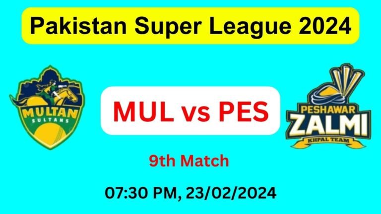 MUL vs PES Dream11 Prediction Today Match