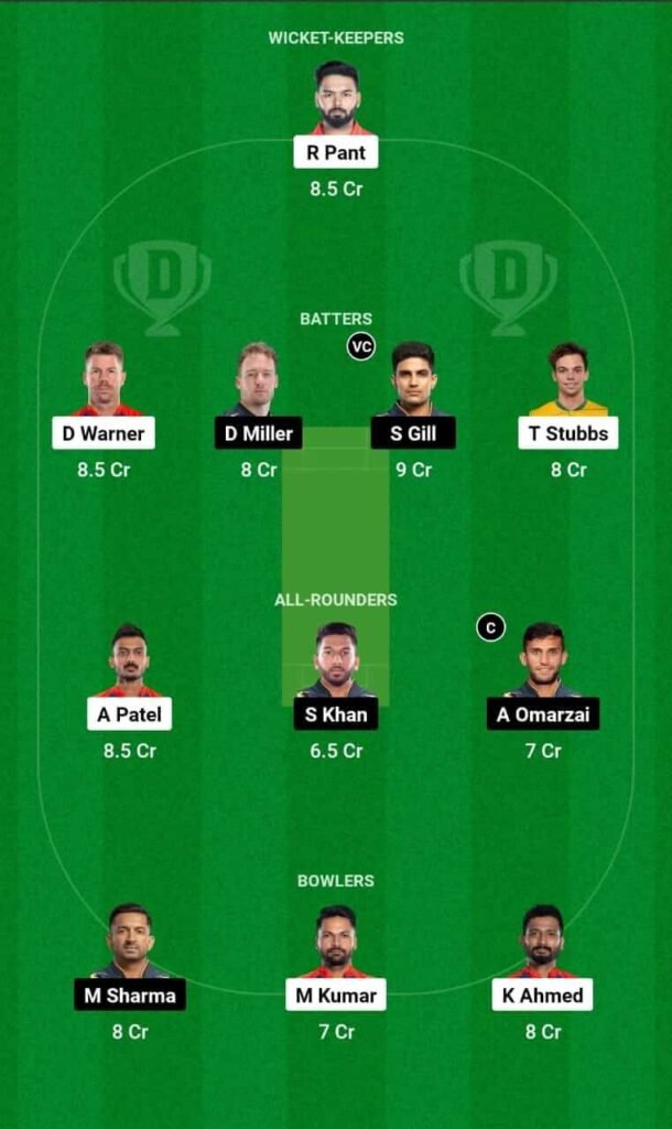 IPL 2024: DC vs GT Dream11 Prediction 40th Match, Pitch Report, Playing 11, GT vs DC Best Dream11 Team Today
