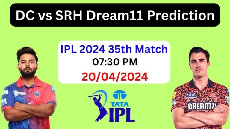 IPL 2024: DC vs SRH Dream11 Prediction 35th Match, Pitch Report, Playing 11, DC vs SRH Best Dream11 Team Today