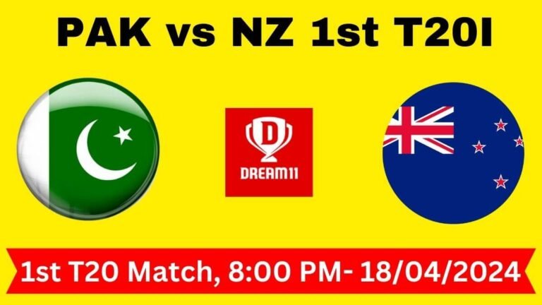 PAK vs NZ Dream11 Prediction Today Match 2024, Pitch Report, Playing 11, NZ vs PAK Best Dream11 Team