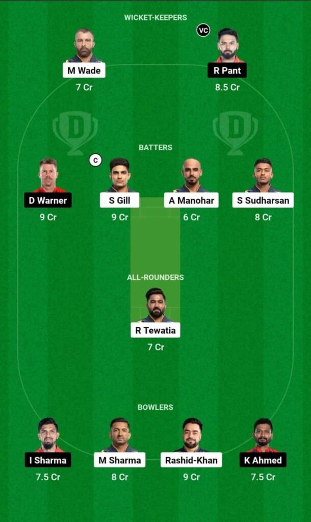 GT vs DC 2024 Dream11 Prediction 32nd Match, Pitch Report, Playing 11, GT vs DC Best Dream11 Team Today IPL