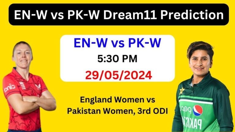 EN-W vs PK-W Dream11 Team Prediction, EN-W vs PK-W Dream11 Prediction Today Match, England Women vs Pakistan Women, 3rd ODI