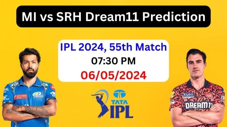 MI vs SRH Dream11 Team Prediction IPL 2024, MI vs SRH Dream11 Prediction Today Match, Mumbai Indians vs Sunrisers Hyderabad