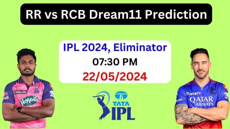 RR vs RCB Dream11 Team Prediction IPL 2024, RR vs RCB Dream11 Prediction Today Match, Rajasthan Royals vs Royal Challengers Bangalore