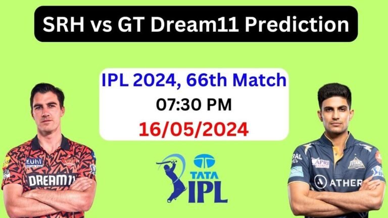 SRH vs GT Dream11 Team Prediction IPL 2024, SRH vs GT Dream11 Prediction Today Match, Sunrisers Hyderabad vs Gujarat Titans