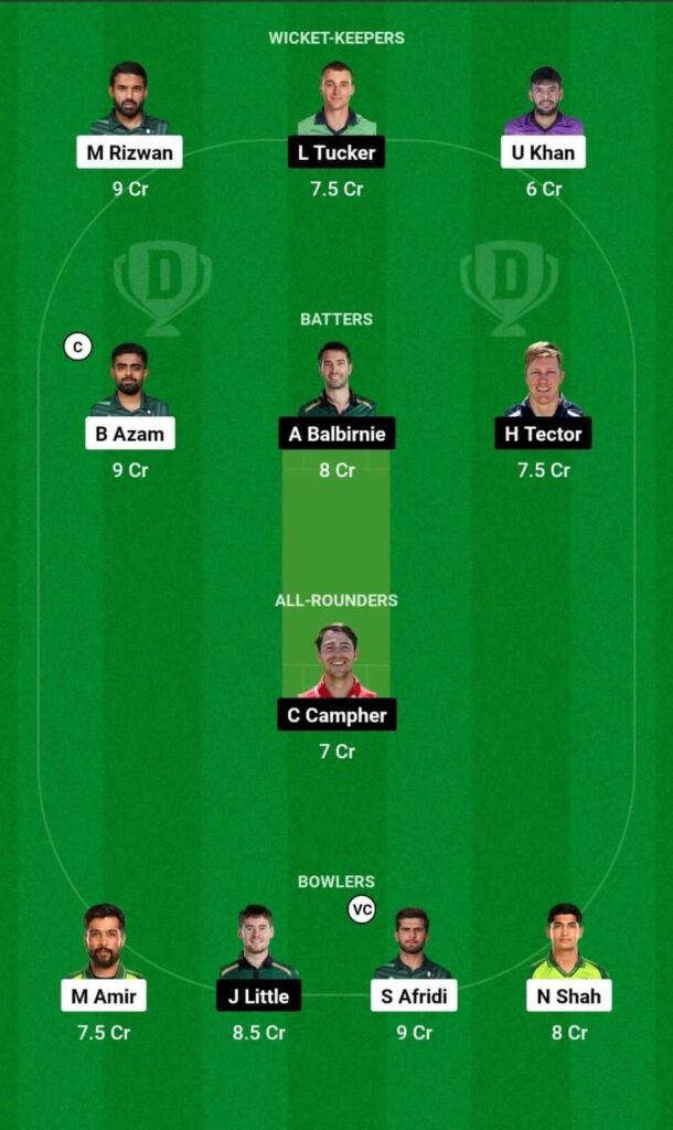 PAK vs IRE Dream11 Team Prediction, PAK vs IRE Dream11 Prediction Today Match, Pakistan vs Ireland T20 World Cup 2024 Today Match Prediction