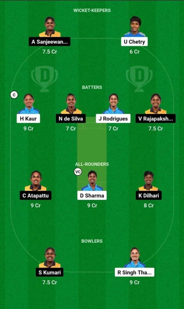 IN-W vs SL-W Dream11 Team Prediction, IN-W vs SL-W Dream11 Prediction Today Match, India Women vs Bangladesh Women Prediction