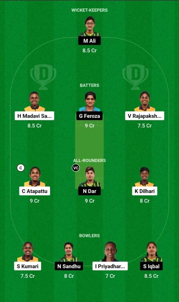 SL-W vs PK-W Dream11 Team Prediction, SL-W vs PK-W Dream11 Prediction Today Match, Sri Lanka Women vs Pakistan Women Prediction