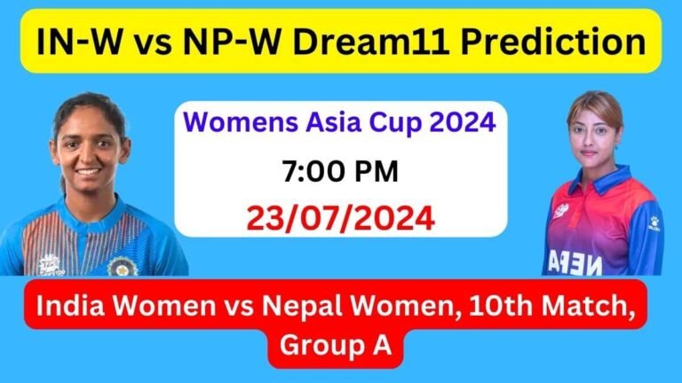 IN-W vs NP-W Dream11 Team Prediction, IN-W vs NP-W Dream11 Prediction Today Match, India Women vs Nepal Women 2024 Today Prediction