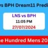 LNS vs BPH Dream11 Team Prediction, LNS vs BPH Dream11 Prediction Today Match, London Spirit vs Birmingham Phoenix, The Hundred Mens 2024 Today Prediction