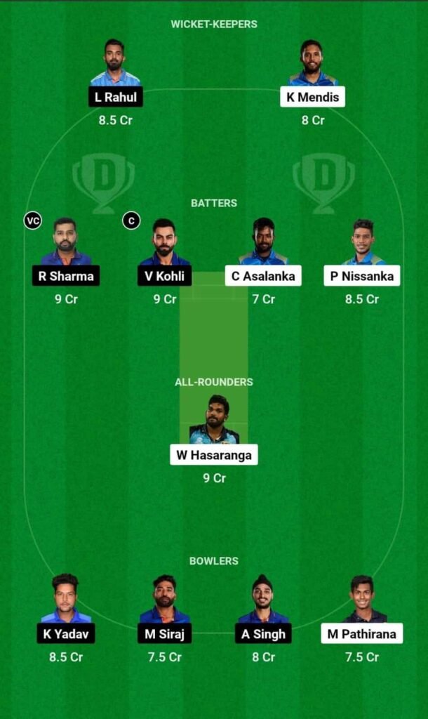 IND vs SL 1st ODI: Dream11 Prediction