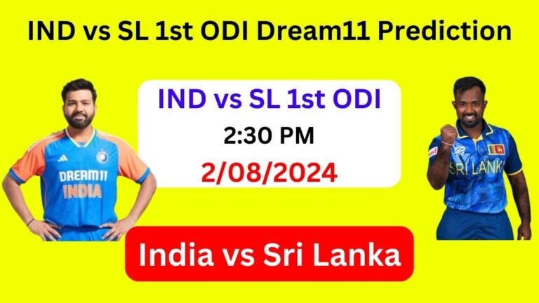 IND vs SL 1st ODI: Dream11 Prediction