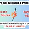 ABF vs BR Dream11 Team Prediction, ABF vs BR Dream11 Prediction Today Match, Antigua and Barbuda Falcons vs Barbados Royals, Caribbean Premier League 2024