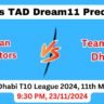 DG vs TAD Dream11 Prediction, Abu Dhabi T10 League 2024, Pitch Report, Playing11, Fantasy Tips, Deccan Gladiators vs Team Abu Dhabi