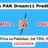 SA vs PAK Dream11 Prediction Today Match, SA vs PAK Dream11 Team 1st T20I, South Africa vs Pakistan T2OI Prediction 2024